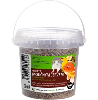 Peletky s múčnym červom 0,5l (350g)